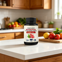 Capsules de berbérine 4700 mg à marque privée, cannelle de Ceylan et curcuma pour soutenir la fonction immunitaire, 150 capsules, complément sportif pour adultes