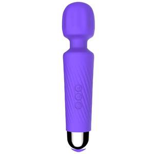 USB-Aufladbarer Massage-Silikonstab Vibrierendes Selbstbefriedigungsgerät für Frauen Vibrierender Massagestab - Product Image 3
