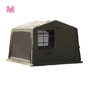Tienda portátil <span class=keywords><strong>de</strong></span> tubo <span class=keywords><strong>de</strong></span> aire Oxford para 3-4 personas con dormitorio adjunto opcional extendido y refugio impermeable para uso en exteriores - Product Image 1