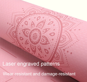 Chifory Tapis de yoga de gymnastique de haute qualité Tapis de yoga écologique en Tpe avec sangle et logo personnalisé antidérapant - Product Image 4