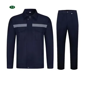 Высококачественная промышленная мужская униформа на заказ, светоотражающая защитная одежда, рабочая одежда, комбинезон, рабочая одежда для мужчин