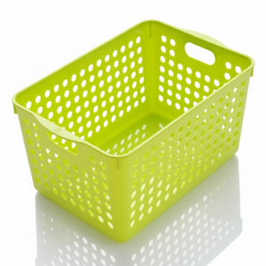 Cesto portaoggetti profondo verde Inomata - Product Image 1