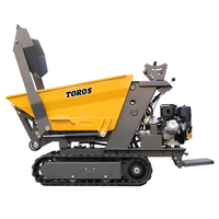 Mini-dumper chenillé multifonctionnel 800 kg pour la construction - Livraison gratuite