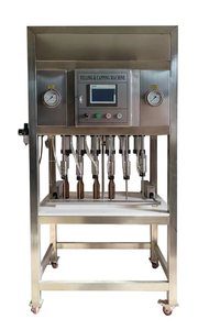 מכונה חצי-אוטומטית פנאומטית מבוקרת PLC בעלת דיוק גבוה וחסכונית באנרגיה לשטיפה וסגירה של בקבוקי זכוכית למשקאות, בירה, מים ושמן - Product Image 6