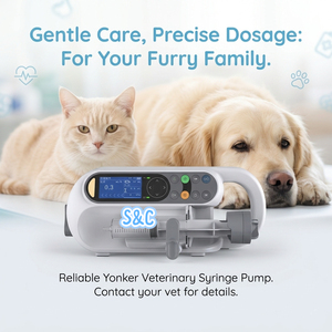 Bomba de jeringa digital para animales con batería recargable, bombas de infusión para mascotas para clínicas veterinarias - Product Image 1