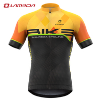 LAMEDA Qualité Submilation Impression Couleur Pantone Personnalisé Pro Maillot de Cyclisme À Manches Courtes