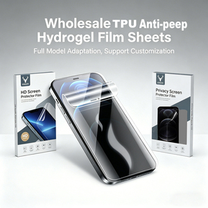 Película Protectora de Pantalla Anti-Espía y Anti-Voyeur para iPhone 17 <span class=keywords><strong>Air</strong></span> 16 15 Pro <span class=keywords><strong>Max</strong></span>, Película de Hidrogel, Gran Venta 2026 - Product Image 3