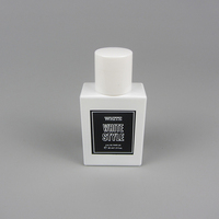 Flacon pulvérisateur de parfum en verre carré/rectangulaire de 30 ml, facile à sertir, avec impression de surface – Vente chaude
