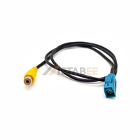 Câble vidéo Fakra Z mâle vers RCA femelle 1M, adaptateur de caméra de recul pour véhicule, affichage de navigation automobile