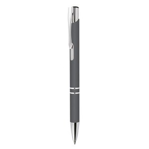 Orange Aluminium Custom Ballpoint <b>Pen</b> 1.0mm Writing Width <b>Novelty</b> Sports Style Custom Logo Rubber-Coated Metal Promotional <b>Pen</b> - Product Image 1