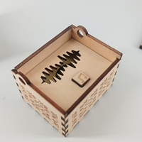 Boîte à musique électronique en bois personnalisée avec mouvement, chanson, voix et photo personnalisables avec texte, cadeau créatif pour un anniversaire