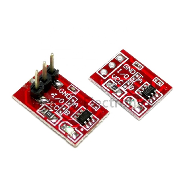 Electrical components self-locking point capacitive switch single channel revamp TTP223 touch key module sensor