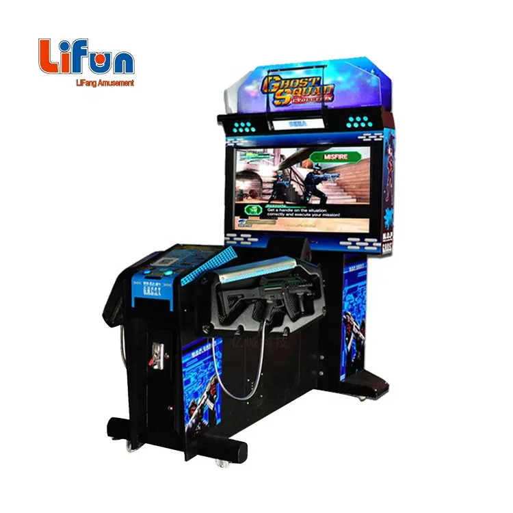 Entertainment Centre 2 Player Video Amusement Shooting Game Gun Simulator Ghost Squad Arcade Machine