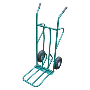Ht1823a तह हैंड कार्ट ट्रॉली हाथ ट्रक 3.50-4 इंच ठोस पहिया भारी शुल्क स्टील 200 किलोग्राम भार प्लेटफार्म ओएम अनुकूलन योग्य - Product Image 1