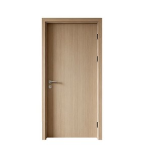 Puerta Interior Minimalista de Madera Sólida con Aislamiento Acústico para Dormitorio, Apertura Manual, Superficie Acabada - Product Image 5