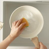 Ensemble de casseroles et poêles antiadhésives, batterie de cuisine, ensemble de cuisine à induction 17 pièces, revêtement céramique, nettoyage facile, poignée froide au toucher, avec cuiseur vapeur