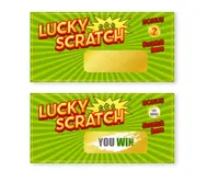 Billets de loterie personnalisés DIY et cartes à gratter - Une