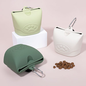 Pochette porte-gâteries pour chien en silicone avec crochet, pochette d'entraînement pour animaux de compagnie avec clips et fermeture magnétique - Product Image 5