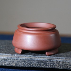 Maceta de Bonsái Hecha a Mano de Arcilla Roja, Miniatura, Estilo Capucha de Monje, Quemador de Incienso, Diseño Clásico Chino - Product Image 2