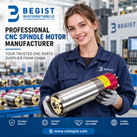 Moteur de broche refroidi par eau BT30 ATC 5,5 kW 18 000 tr/min 600 Hz pour routeur CNC, changement d'outil automatique, perçage, 4 roulements
