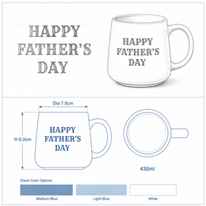 แก้วมักลายวันพ่อสำหรับคุณพ่อแก้วกาแฟเซรามิคแก้วดีไซน์ใหม่ - Product Image 2
