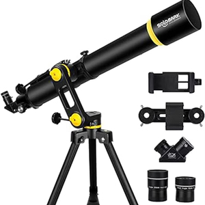 Kính thiên văn khúc xạ đơn thị hiện đại 90700-B, thấu kính vật kính 90mm, chiều dài ống quang học 700mm, chống thấm nước, chất liệu nhôm - Product Image 1