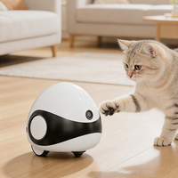 Robot Multifuncional Inteligente para el Hogar, para Monitoreo de Mascotas, Compañía Remota Inalámbrica, Juguete Láser Inteligente para Gatos y Juguete Inteligente para Mascotas