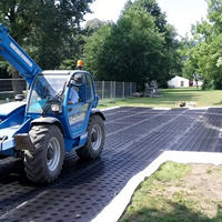 HDPE-Bodenschutzmatten mit Rutschfester Strukturierter Oberfläche für Baustellen, Schneiden & CNC-Bearbeitung