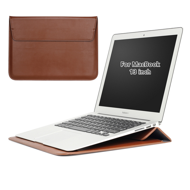 Universal Laptop Sleeve Case for MacBook Neo A18 Pro for MacBook 11 13 14.2 15 16.2 Inch Waterproof PU Leather Laptop Sleeve Bag