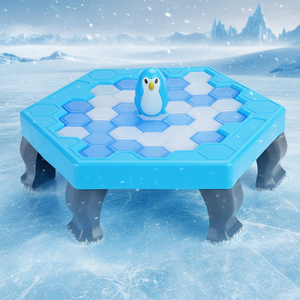 KSF Divertente Gioco da Tavolo per Bambini, <span class=keywords><strong>Puzzle</strong></span> Rompighiaccio Salvapinguini, Giocattolo Rompighiaccio per Rompere il Ghiaccio e Salvare i Pinguini - Product Image 4