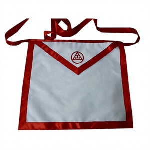 Soft Holy Royal Arch Regalia Fabric Apron With Cord and Tassels - Product Image 1