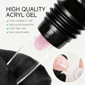 AiBevoow Venta al por mayor 30g Extensión de uñas Poly Gel 6 colores Profesión Suministro de uñas Etiqueta privada Soak Off Esmalte de gel Acrílico - Product Image 2