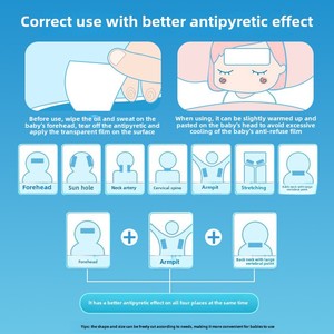 Kaiyan Summer Cartoon Anti-Drowsiness Hot & Cold <b>Packs</b> Students' Cooling Ice Refreshing Patch for <b>Heat</b> Relief Cool Patch - Product Image 4