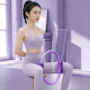 Cercle Magique de Fitness Noir pour Pilates – Ensemble d'anneaux d'exercice de yoga et de Pilates pour étirements - Product Image 1