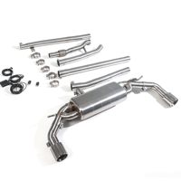 Échappement à soupapes haute performance professionnel 2011-2016 pour Countryman 1.6T R60 en acier inoxydable 304 finition miroir Catback