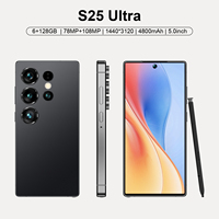 Nouveau 2026 pour S25 Ultra Mini Smartphone 5G 6+128 Go 4800 mAh 108 MP Android 14 Téléphones Mobiles Débloqués