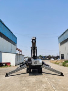 Trung Quốc New 10ton an toàn hiệu suất cao Spider Crane nâng Crane với điều khiển từ xa tự propeled điện Spider Crane - Product Image 2