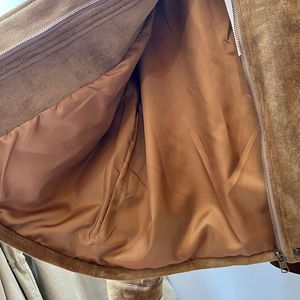 Nouveau <span class=keywords><strong>Trench</strong></span> en <span class=keywords><strong>Daim</strong></span> Écologique Vintage pour Femme, à Revers et Taille Cintrée, qui Flattera la Silhouette - Product Image 4