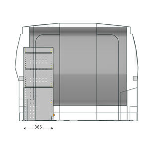 Fiat Fiorino Étagères, revêtements de sol et séparateurs Fami Store Van - Product Image 4