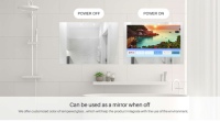Miroir électrique intelligent de 21 à 85 pouces avec luminosité intégrée 500 Full HD LED TV pour salle de bain douche étanche Tuner ATSC WiFi