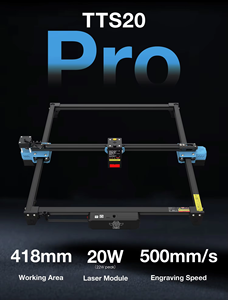 Grosir Mesin Pengukir dan Pemotong Laser Dioda TTS-20 <span class=keywords><strong>Pro</strong></span> 20W Tipe Gantry Baru untuk Kayu, PVC, Plastik, dan Logam Berlapis - Product Image 6