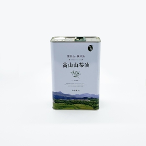 Boîte en fer blanc rectangulaire de 3L de qualité alimentaire pour huile comestible, impression offset laquée CMYK/PANTONE, logo personnalisé, huile d'olive - Product Image 1