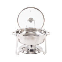 Chauffe-plat Happycooking Buffet, nouveau design, en acier inoxydable 201, chauffage électrique, contrôle automatique de la température, capacité 3,5L/6L