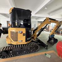 Mini-excavatrice sur chenilles CAT 303 d'occasion, bon état, prix usine, apparence impeccable, faible nombre d'heures de travail, à vendre