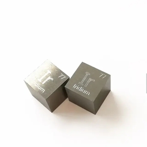 Bon prix métal <span class=keywords><strong>argent</strong></span>é de haute pureté bloc métallique Iridium personnalisé - Product Image 1
