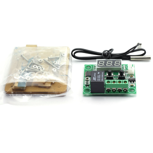 E-outstanding W1209 Temperature <b>Controller</b> DC 12V Digital Cooling/Heating <b>Thermostat</b> Module -50~100℃ with Acrylic Case - Product Image 4