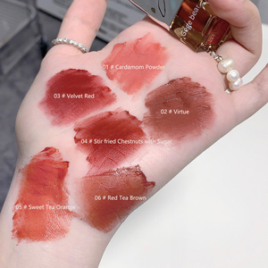 Gentle Fog Pas facile à coller à la tasse Velvet Lip Gloss Matte Waterproof Mouth Red Lip Gloss - Product Image 4