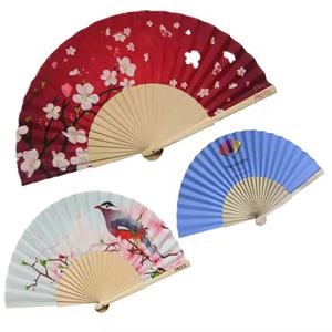 Abanicos Plegables de Bambú de Alta Calidad al por Mayor, Abanicos de Madera Personalizados con Impresión, Ideales para Regalos Publicitarios - Product Image 2