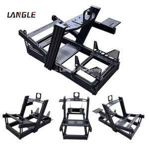 Langle Fabricante DIY VR Simulador de conducción Perfil de aluminio 4080 Soporte Simulador de carreras Asiento <span class=keywords><strong>Sim</strong></span> Racing Cockpit - Product Image 5