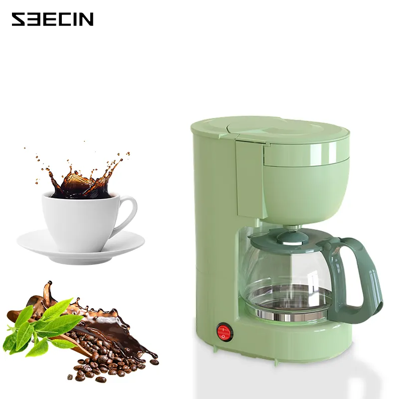600ml LCD display Cone Filter Auto Shut Off Electric Drip Coffee Makers With Digital Buttons